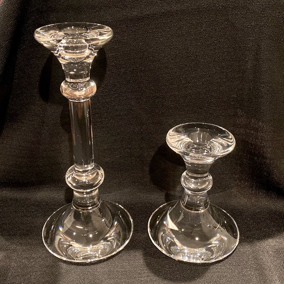 Val St Lambert Chandelier Ingo Candlesticks - Picture 1 of 3